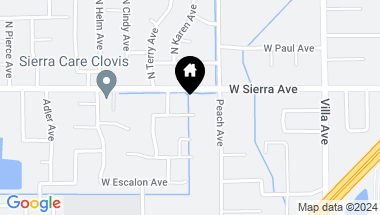 Map of 437 W Tenaya Avenue, Clovis CA, 93612