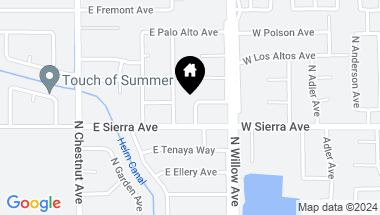 Map of 6543 N Fine Avenue, Fresno CA, 93710