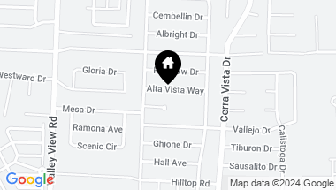 Map of 1491 Alta Vista Drive, Hollister CA, 95023