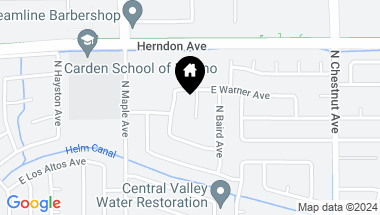 Map of 6785 N Woodrow Avenue, Fresno CA, 93710