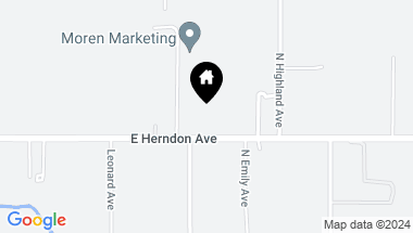 Map of 8654 E Herndon Avenue, Clovis CA, 93619
