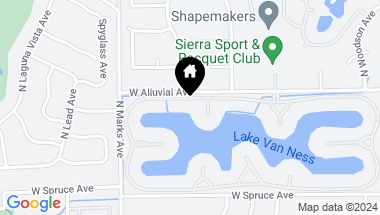 Map of 2655 W Lake Van Ness Circle, Fresno CA, 93711