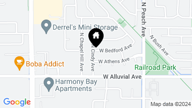 Map of 576 W Bedford Avenue, Clovis CA, 93611