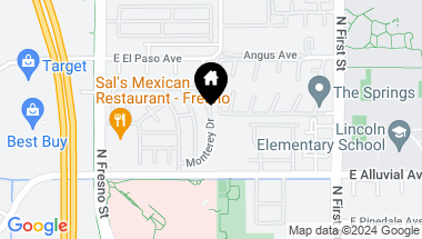 Map of 336 E Alluvial Avenue # 79, Fresno CA, 93720