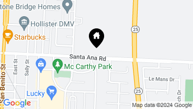 Map of 420 Santa Ana Road, Hollister CA, 95023