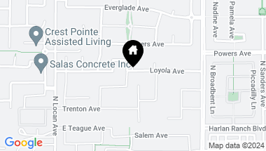 Map of 3210 Loyola Avenue, Clovis CA, 93619