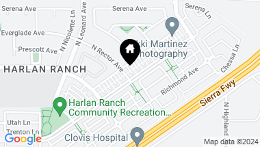 Map of 4005 Harlan Ranch Boulevard, Clovis CA, 93619