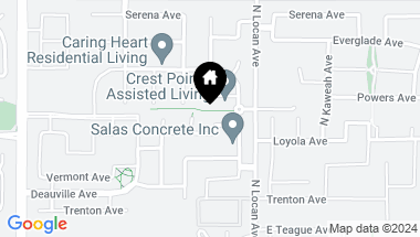 Map of 2941 Loyola Avenue, Clovis CA, 93619