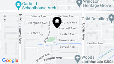 Map of 441 Lester Avenue, Clovis CA, 93619