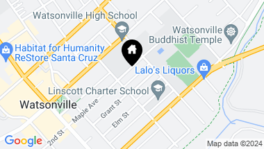 Map of 220 Maple AVE, WATSONVILLE CA, 95076