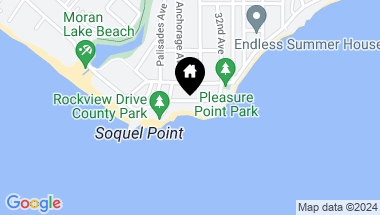 Map of 2950 Pleasure Point DR, Santa Cruz CA, 95062