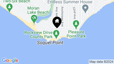 Map of 31 Rockview DR, Santa Cruz CA, 95062