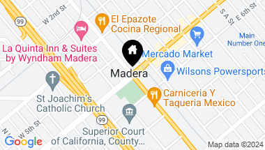 Map of 123 E Th St Street, Madera CA, 93638