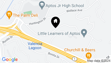 Map of 9396 Monroe Avenue, Aptos CA, 95003