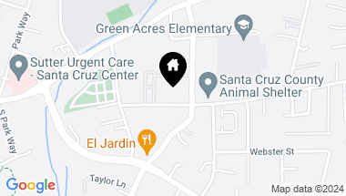 Map of 601 Rodriguez Street, Santa Cruz CA, 95062