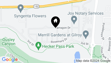 Map of 7735 Curry DR, GILROY CA, 95020
