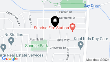 Map of 1080 Sunrise DR, GILROY CA, 95020