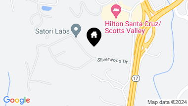 Map of 108 Silverwood DR, SCOTTS VALLEY CA, 95066