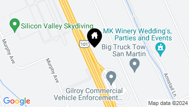 Map of 12305 Sycamore AVE, SAN MARTIN CA, 95046
