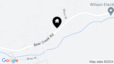 Map of 0 Bear Creek RD, BOULDER CREEK CA, 95006