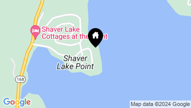 Map of 44519 Lakeview, Shaver Lake CA, 93664