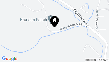 Map of 200 Branson Ranch RD, Boulder Creek CA, 95006