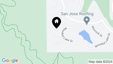 Map of 7174 Wooded Lake DR, San Jose CA, 95120