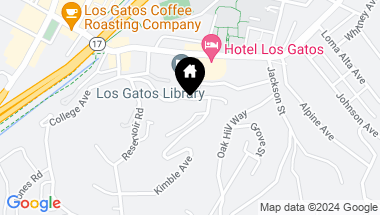 Map of 109 Cleland Avenue, Los Gatos CA, 95030