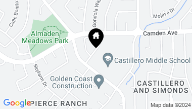 Map of 6504 Hirabayashi Drive, San Jose CA, 95120