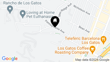 Map of 95 Fairview Plaza, Los Gatos CA, 95030
