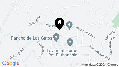 Map of 54 Chestnut Avenue, Los Gatos CA, 95030