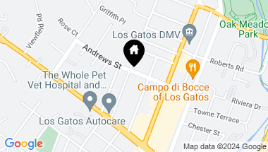 Map of 470 San Benito Avenue, Los Gatos CA, 95030