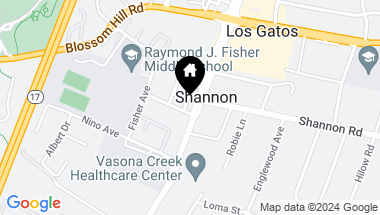 Map of 16564 Grant Bishop Lane, Los Gatos CA, 95032