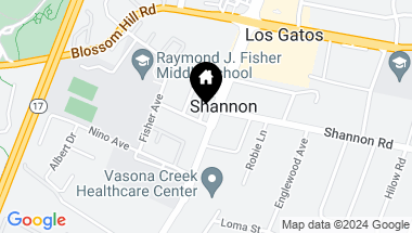 Map of 16564 Grant Bishop Lane, Los Gatos CA, 95032