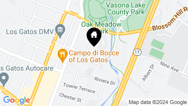 Map of 30 Roberts RD, LOS GATOS CA, 95032