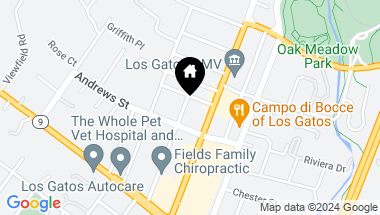 Map of 530 Monterey AVE, LOS GATOS CA, 95030