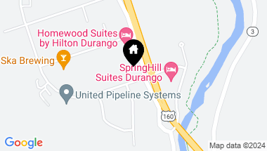 Map of Lot 2 Turner Drive, Durango CO, 81303