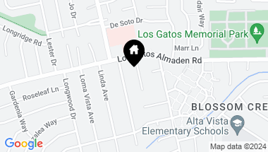 Map of 115 & 117 Verde Court, Los Gatos CA, 95032