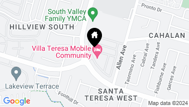 Map of 808 Villa Teresa WAY 808, SAN JOSE CA, 95123