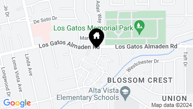 Map of 108 Escobar Avenue, Los Gatos CA, 95032