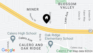 Map of 5877 Herma Street, San Jose CA, 95123