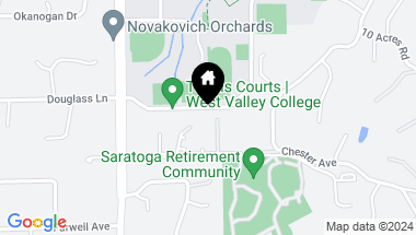 Map of 19287 San Marcos RD, SARATOGA CA, 95070
