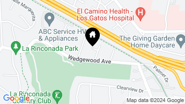 Map of 14355 La Rinconada Drive, Los Gatos CA, 95032