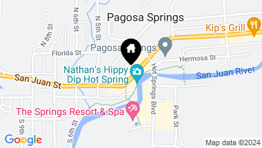 Map of 452 Pagosa Street Unit: 2B, Pagosa Springs CO, 81147