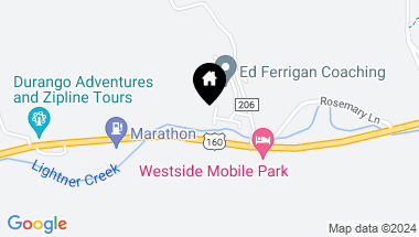 Map of 55 Westwood Place Unit: E6, Durango CO, 81301