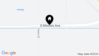 Map of 2246 E Mission Avenue, Merced CA, 95341