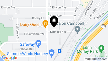 Map of 51 Kennedy AVE, CAMPBELL CA, 95008