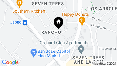 Map of 121 Rancho DR D, SAN JOSE CA, 95111