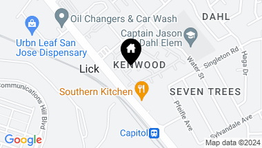 Map of 358 Kenbrook Circle, San Jose CA, 95111