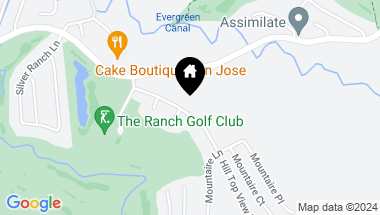 Map of 4642 Hill Top View Lane, San Jose CA, 95138